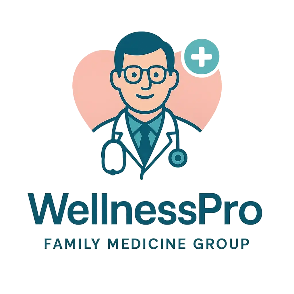 Modern Doctor Logo template with teal cross and bold text