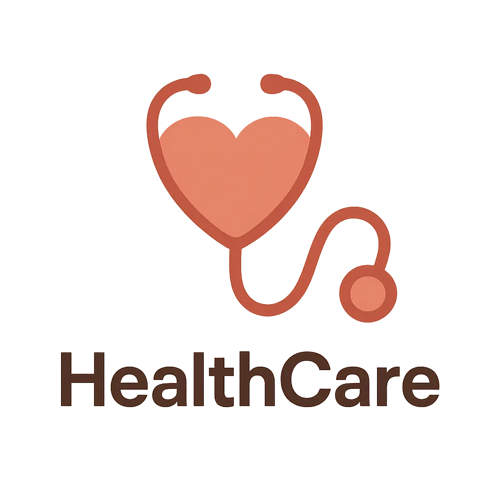 Doctor Logo template with heart and stethoscope design