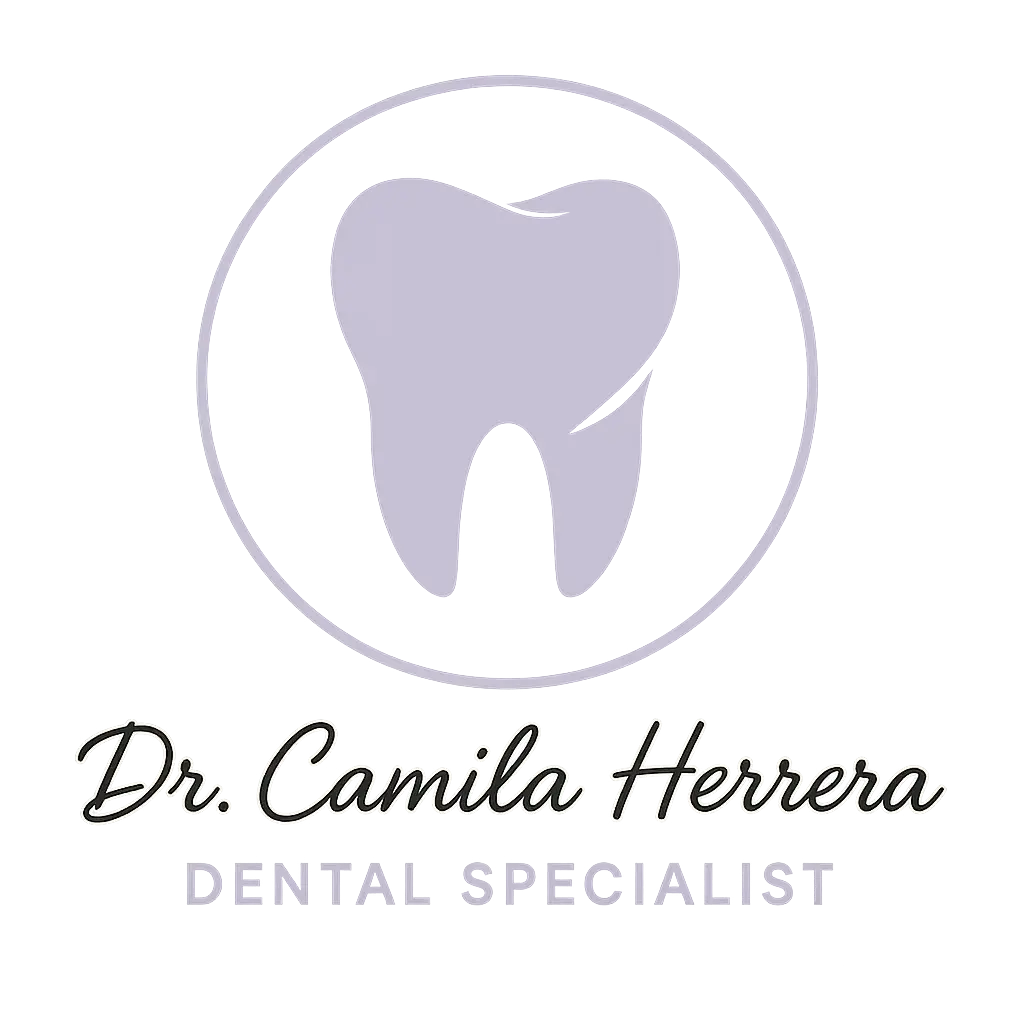 Modern Doctor Logo template with tooth icon and clean text