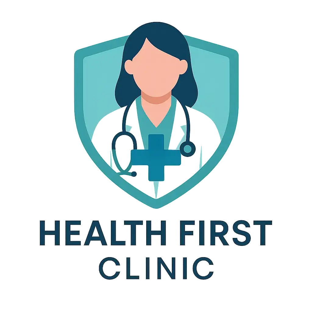 Doctor Logo template with shield and cross symbol