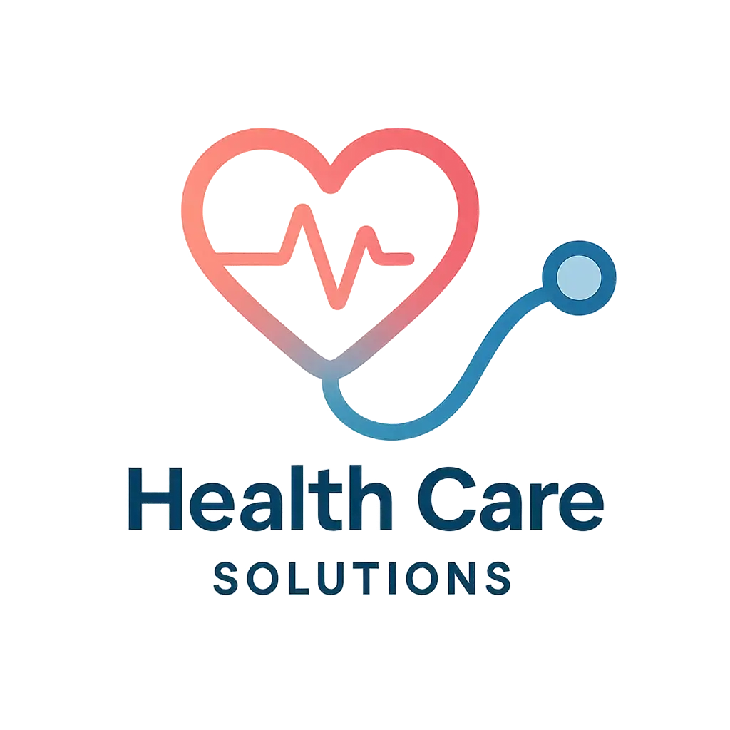 Doctor Logo template with heart and stethoscope design