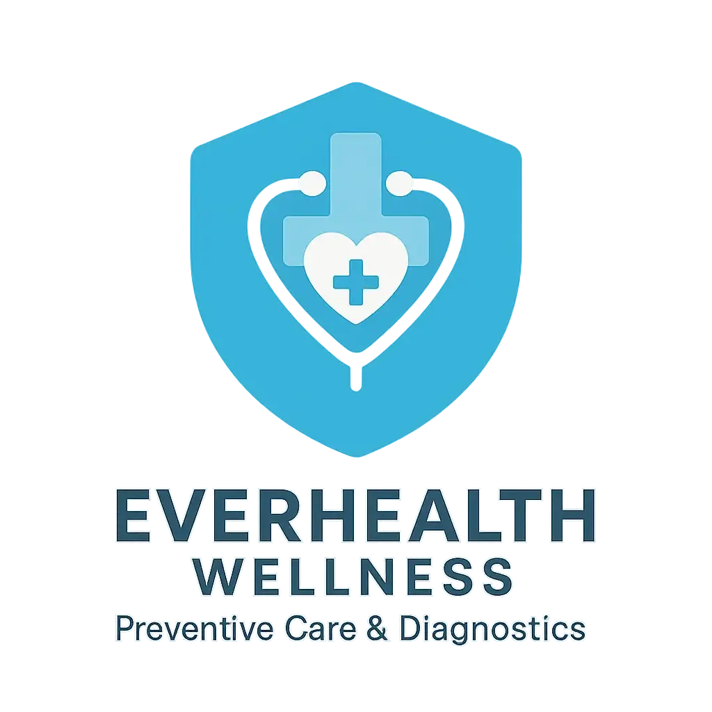 Minimalist Doctor Logo template with heart-shaped stethoscope