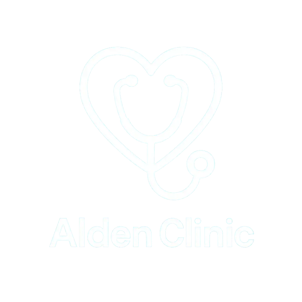 Doctor Logo template with heart and stethoscope symbol