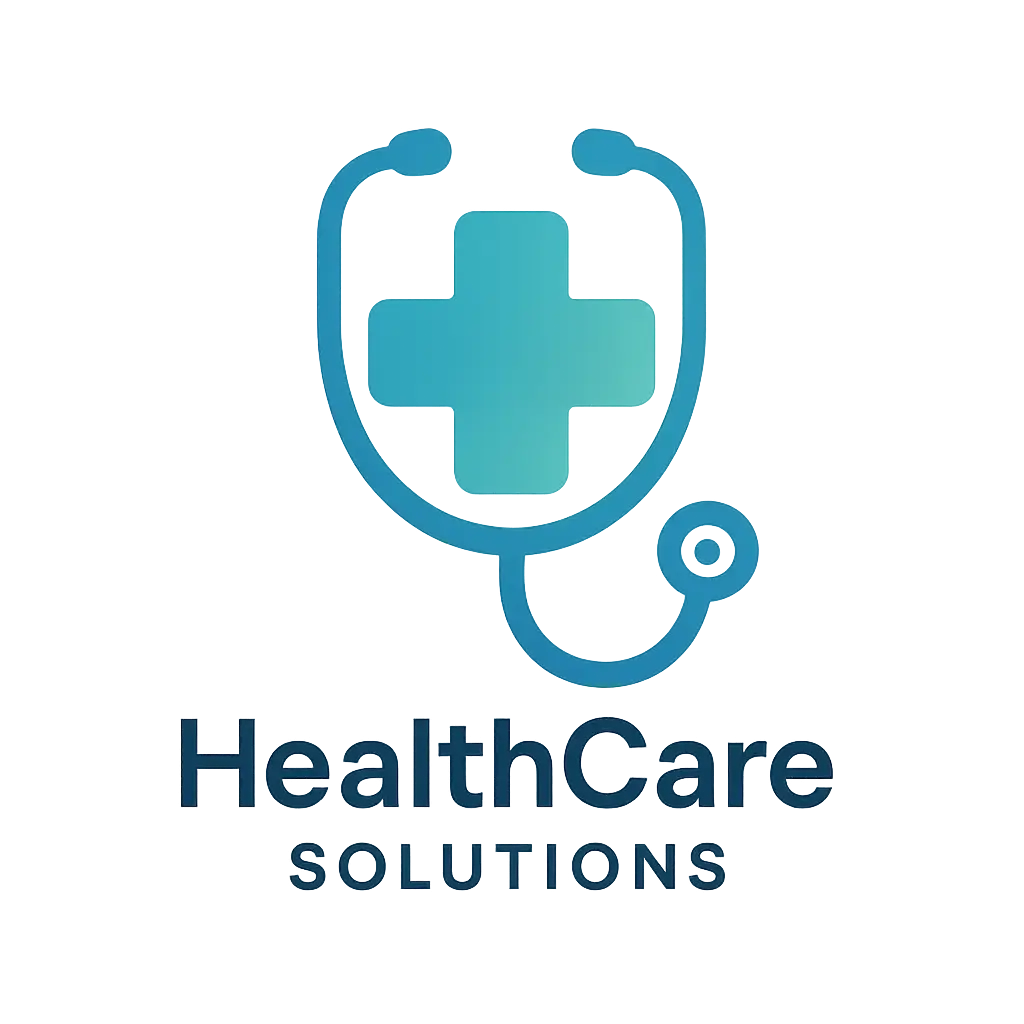 Doctor Logo template with stethoscope and cross symbol