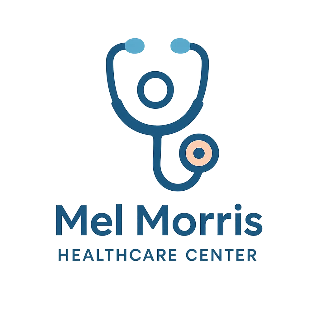 Doctor Logo template with stethoscope and modern design