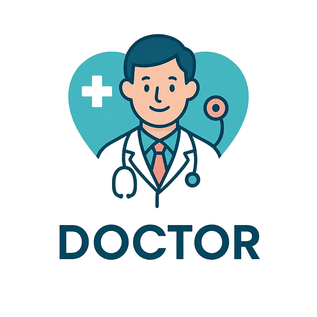 Doctor Logo template with clean and modern design