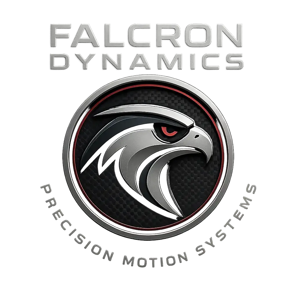 Geometric falcon Automotive Logo template with bold modern design