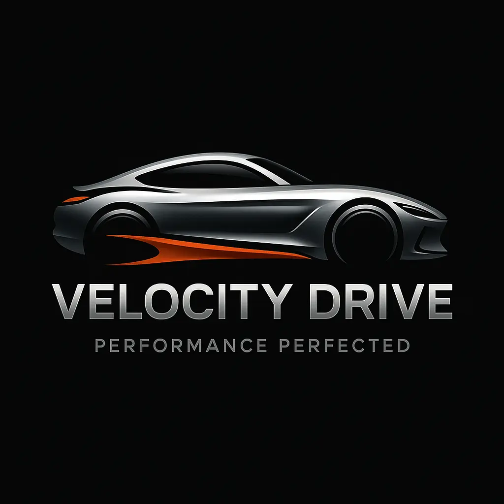 Ultra-modern Automotive Logo template with sleek car silhouette