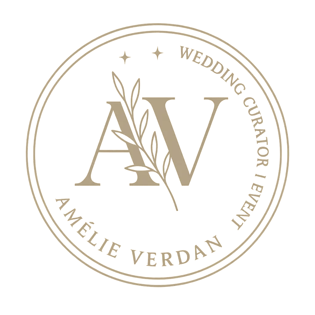 Minimalist Event Logo template for luxury wedding planning