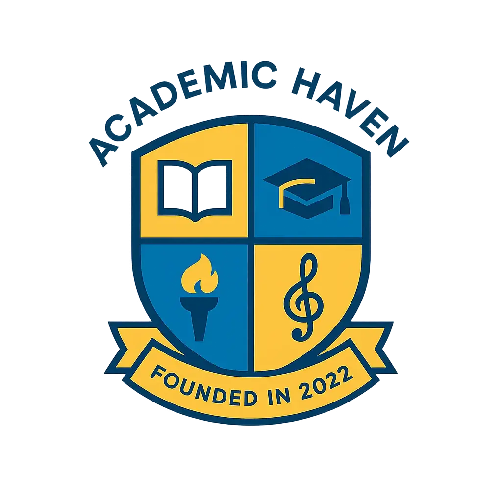 Education Logo template with shield and academic icons