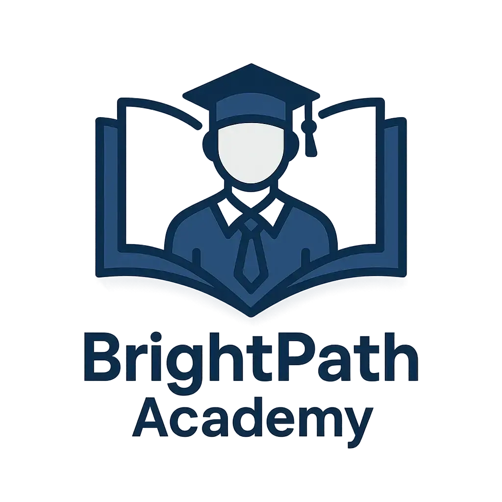 Education Logo template with open book and graduation cap