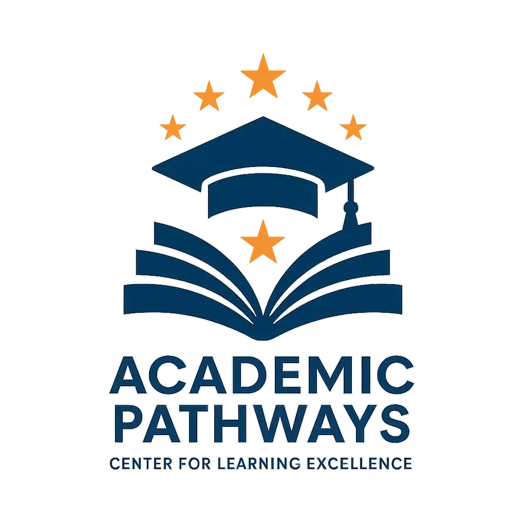 Inspiring Education Logo template with cap, book, and stars