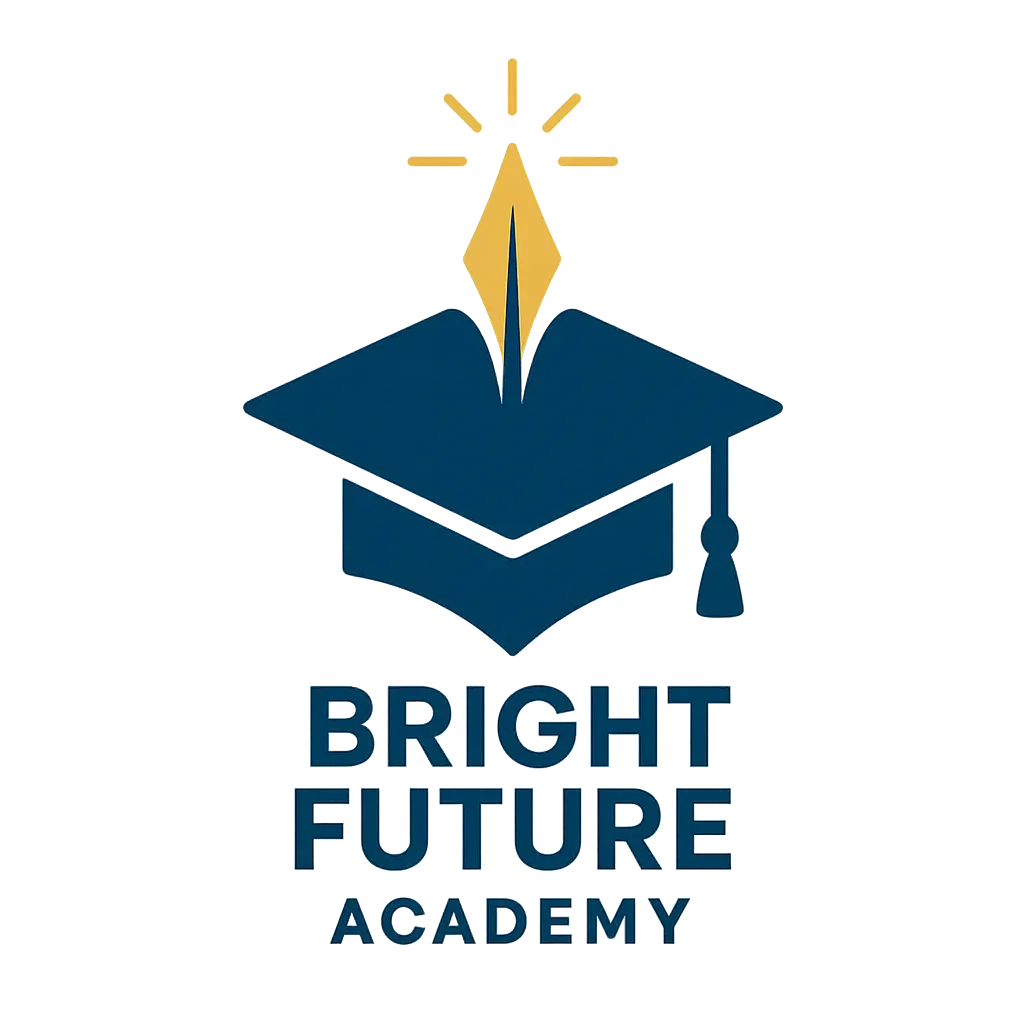 Modern Education Logo template with cap and starburst