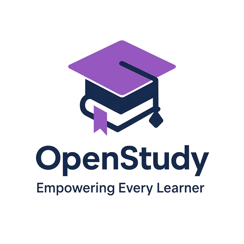 Education Logo template with book-shaped graduation cap and bold text