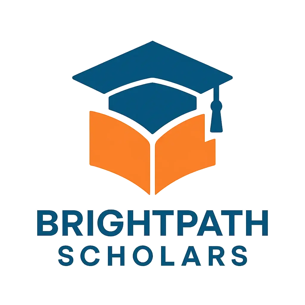 Education Logo template with book-cap icon and modern text