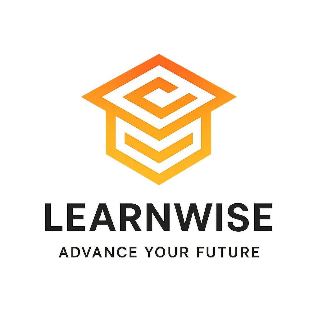 Modern Education Logo template with orange gradient cap