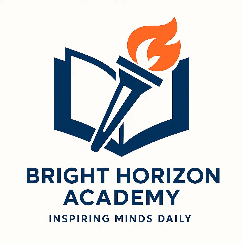 Education Logo template with open book and torch flame