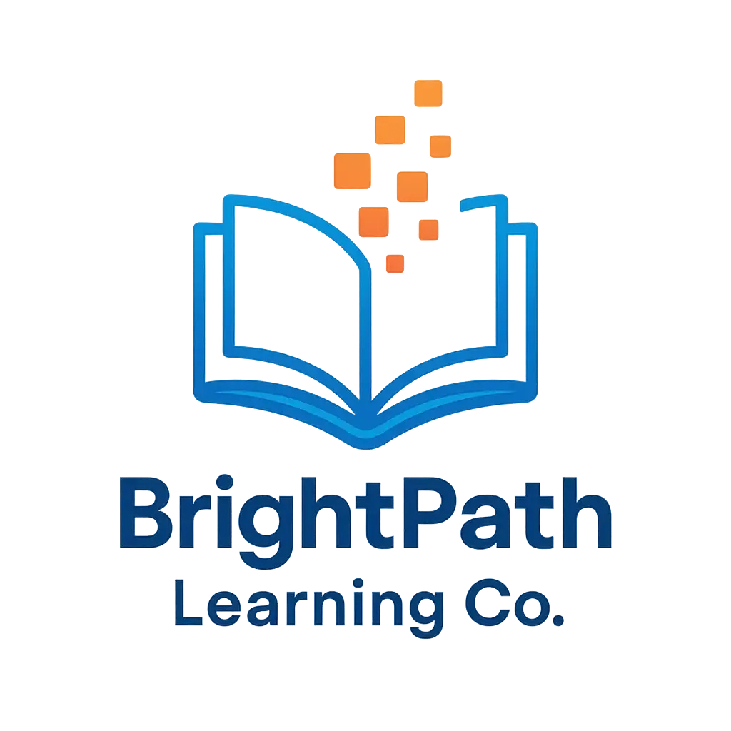 Modern Education Logo template with book and pixel burst