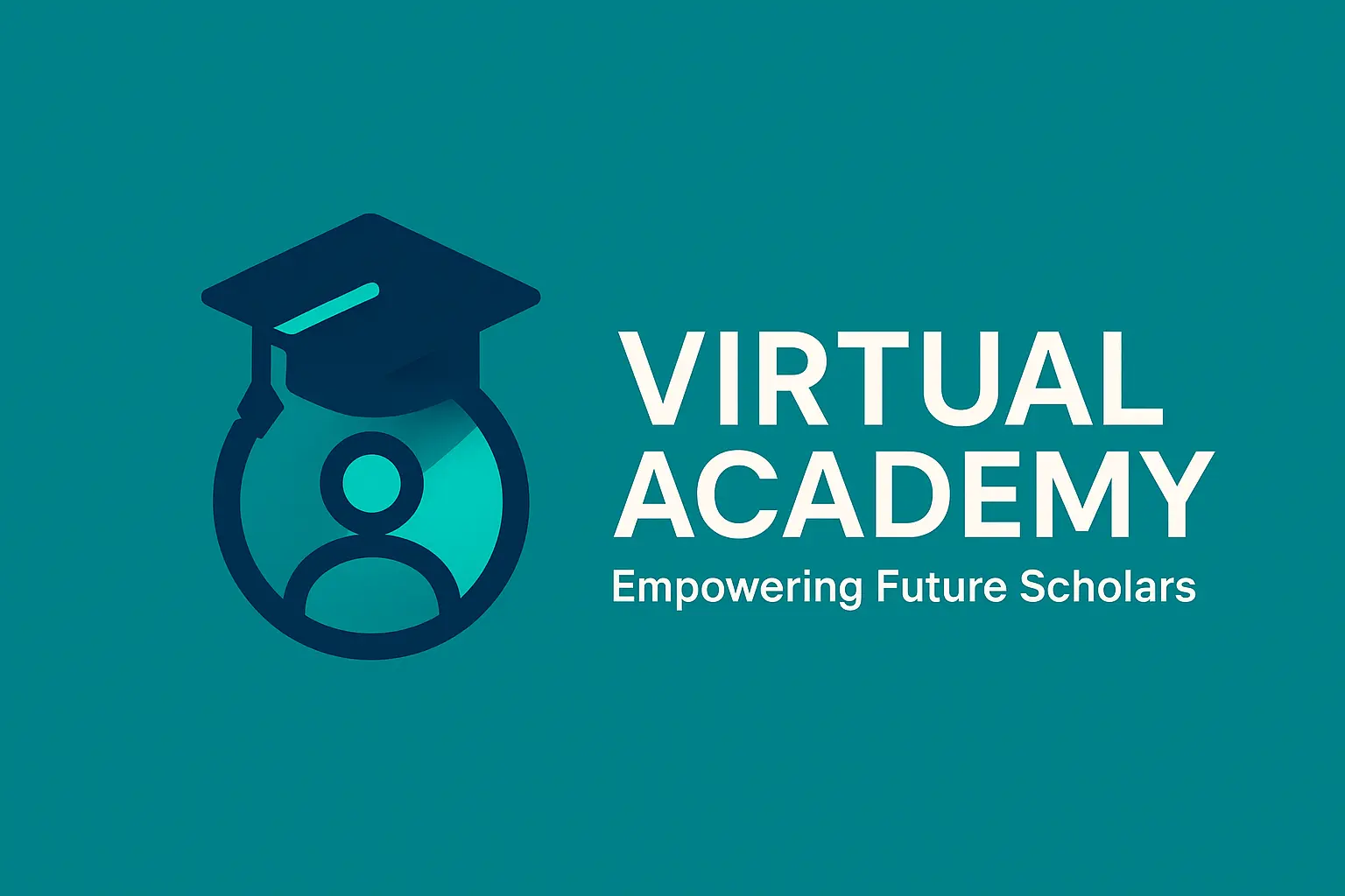 Education Logo template with graduation cap and pencil icon