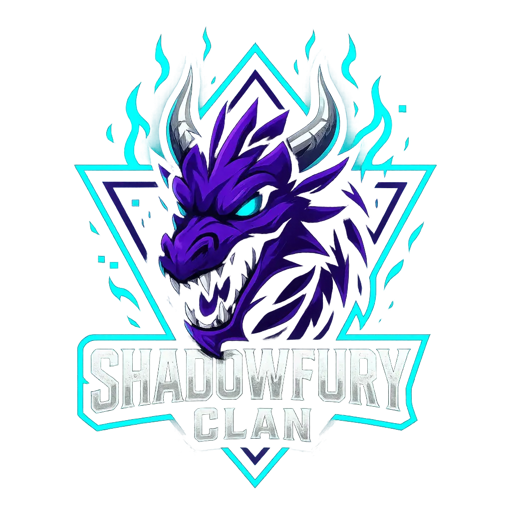 Fierce dragon Gaming Logo template with neon glow