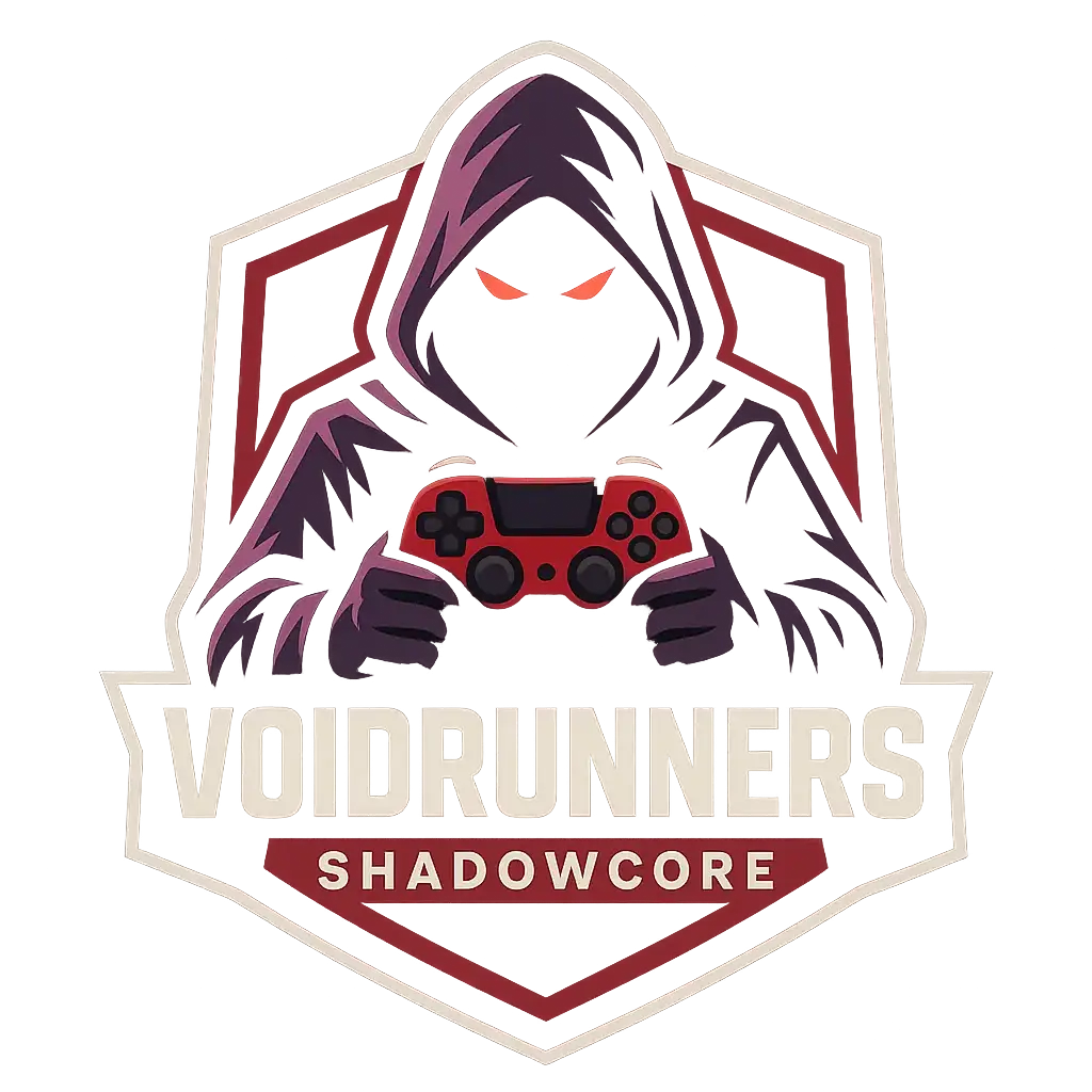 Mysterious hooded figure Gaming Logo template design