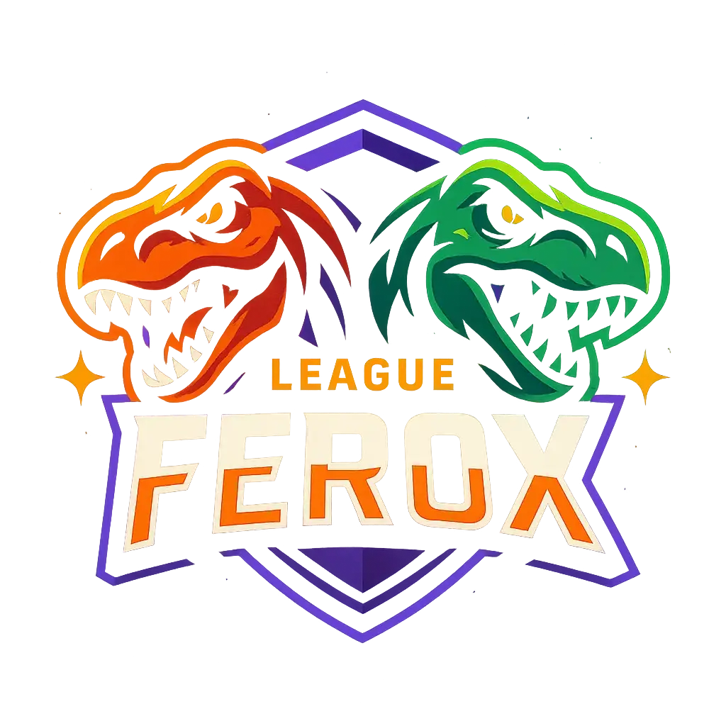 Energetic Gaming Logo template with dinosaurs and shield