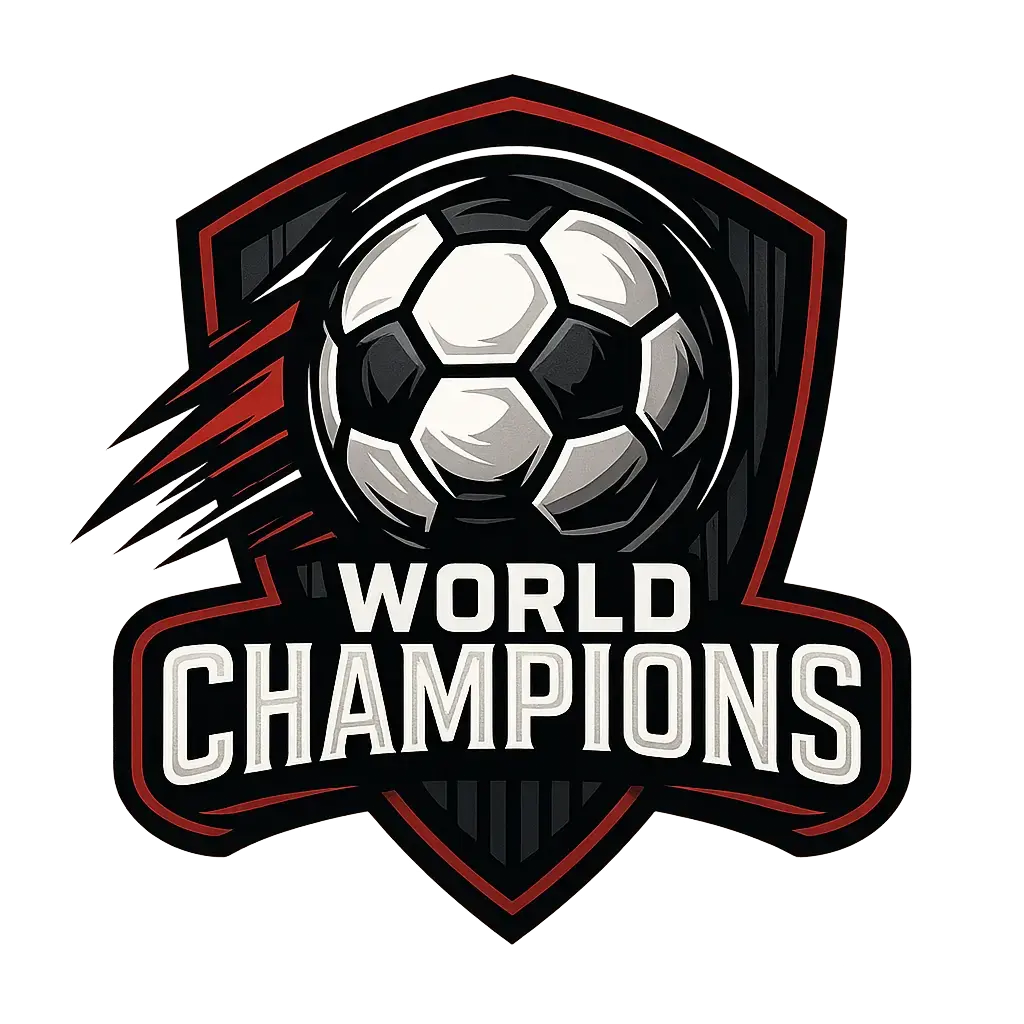 Gaming Logo template with stylized soccer ball and bold typography