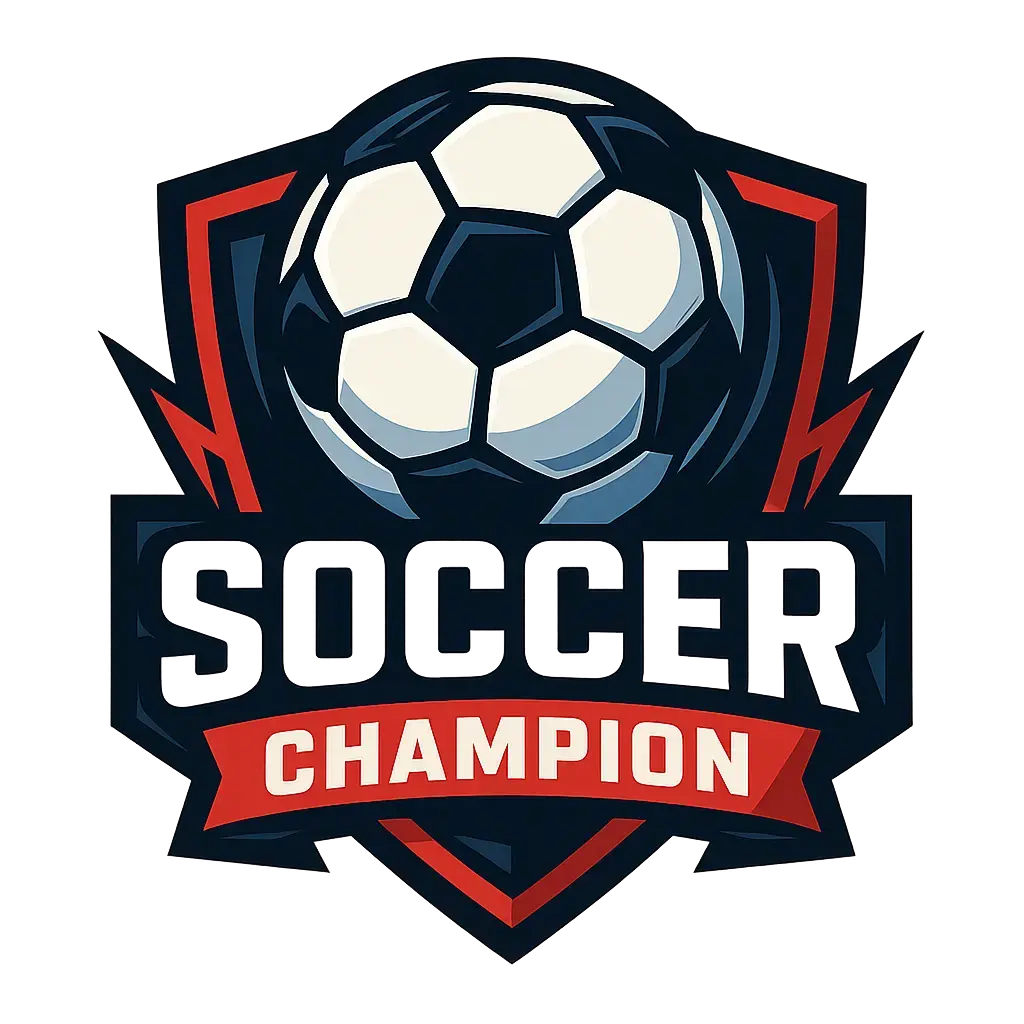 Gaming Logo template with soccer ball, shield, and bold typography