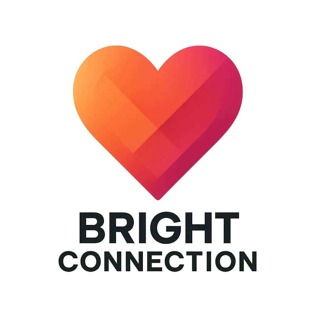 Heart Logo template with gradient design and bold typography