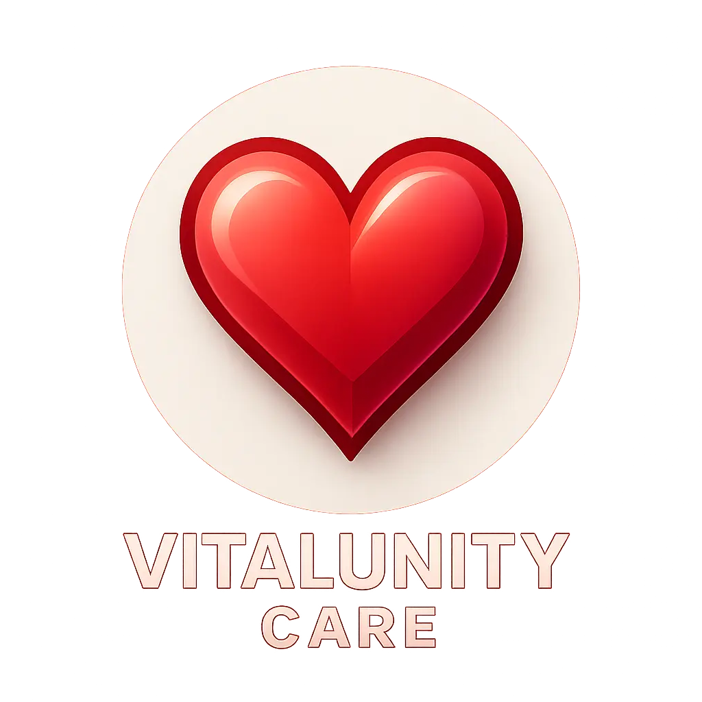 Contemporary Heart Logo template with red gradient and clean text