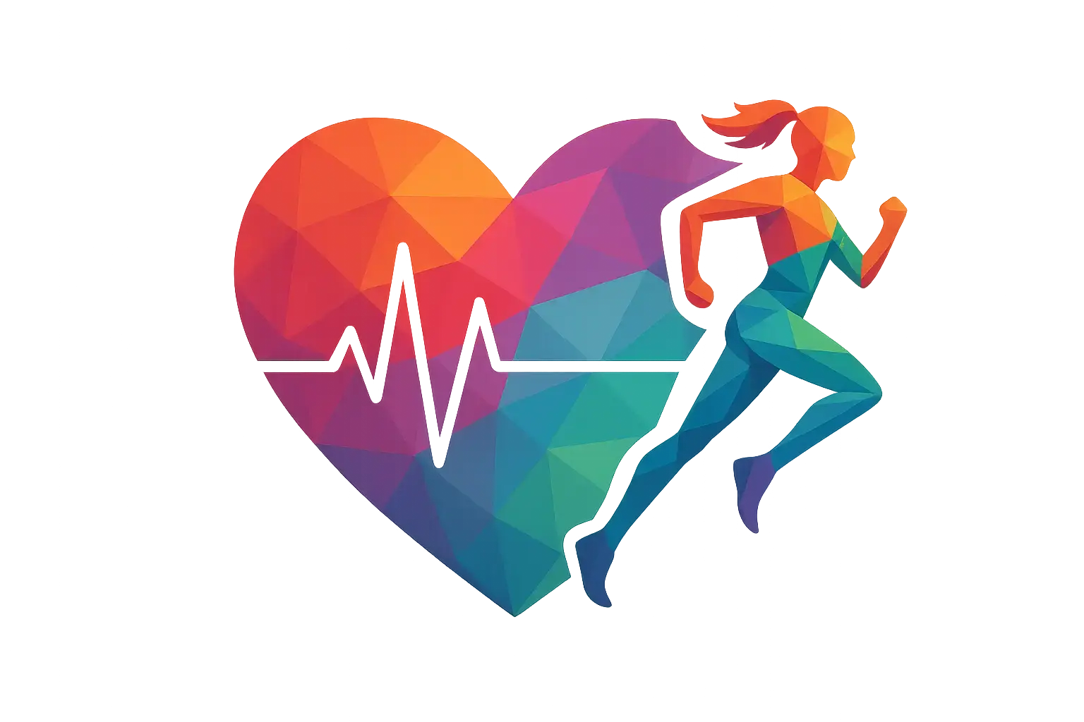 Minimalist Heart Logo template with nurturing hand motif