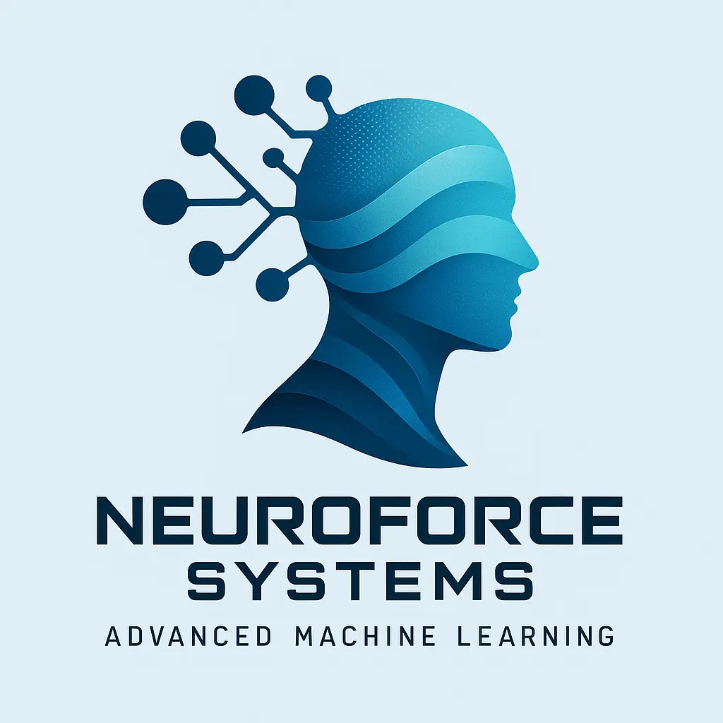 Technology Logo template with abstract human profile and network nodes