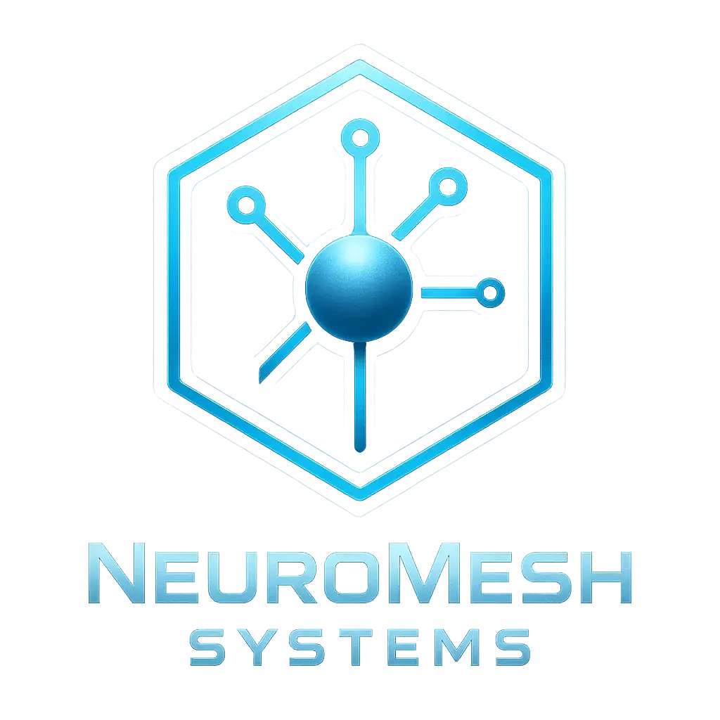 Futuristic Technology Logo template with hexagonal circuit design