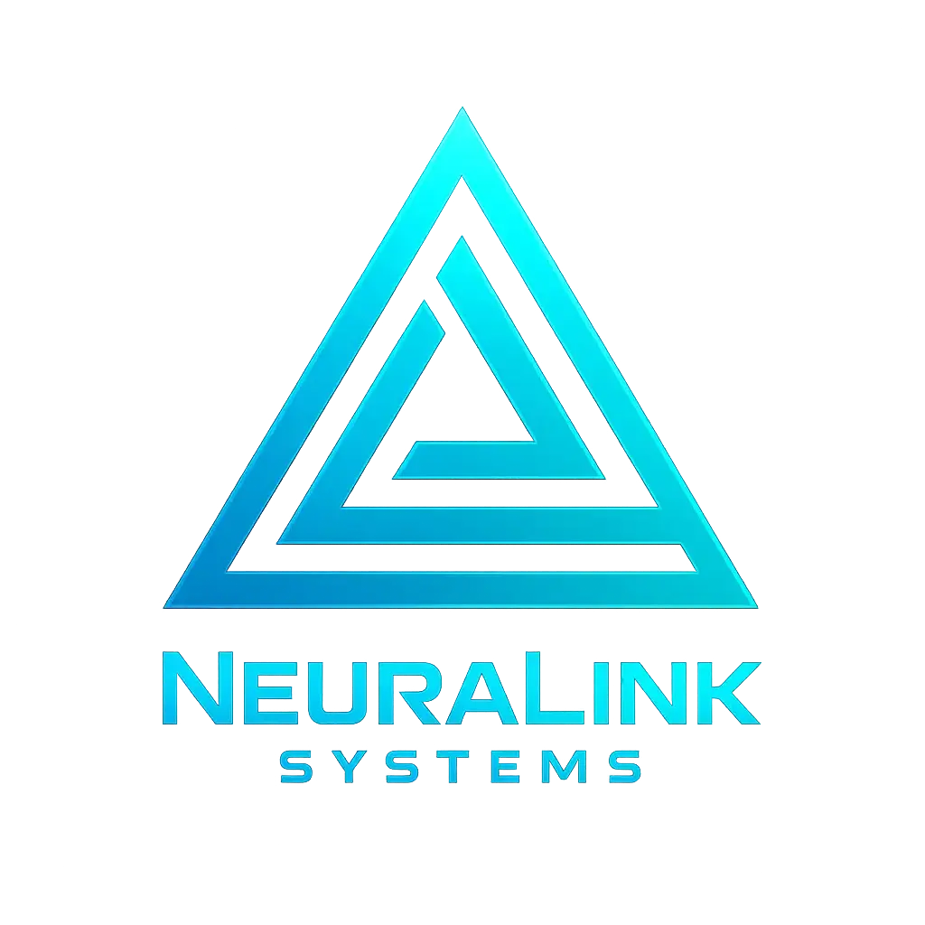Futuristic triangle Technology Logo template with teal gradients