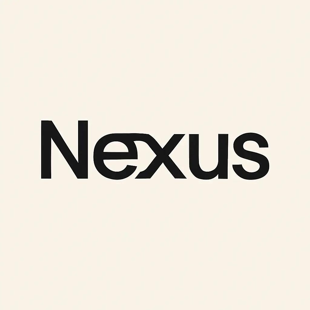 Minimalist Typography Logo template with custom loop ligature