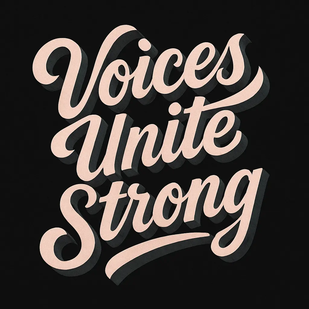 Bold Typography Logo template in script style on black