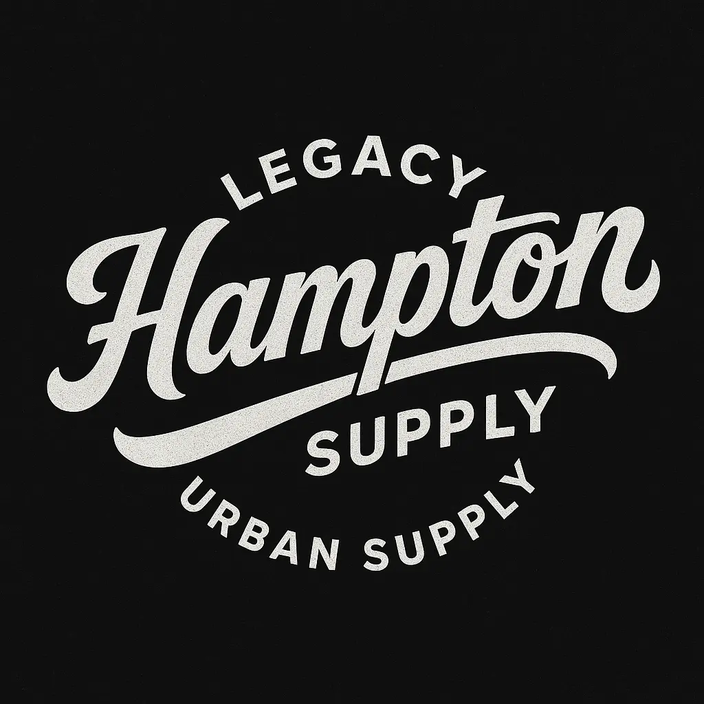 Bold script Typography Logo template with urban flair
