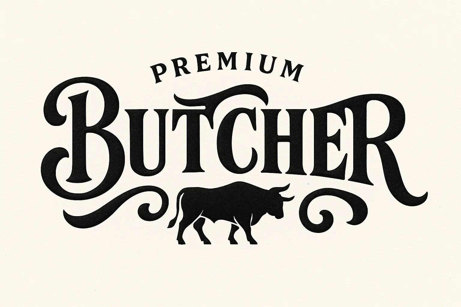 Typography Logo template with flowing script 'Pulse' in blue