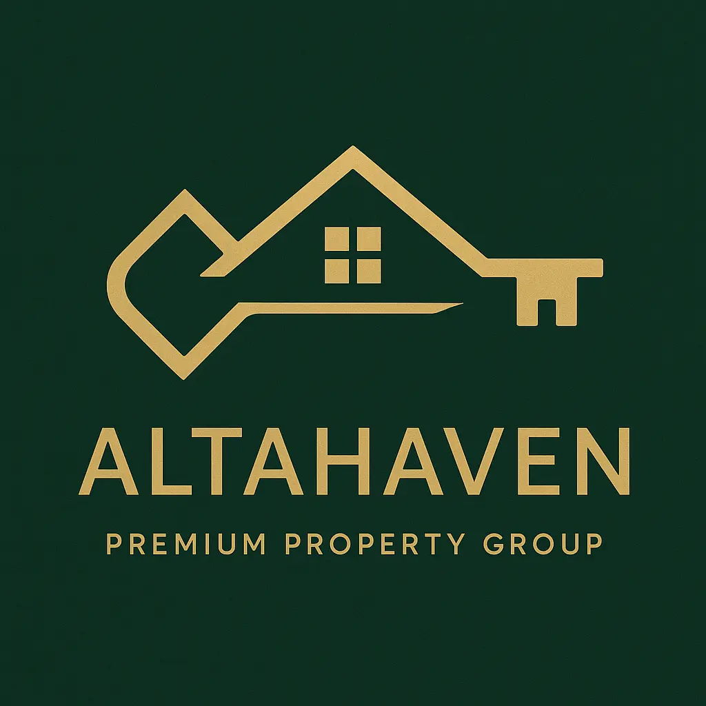 Luxury Real Estate Logo template with house and key design