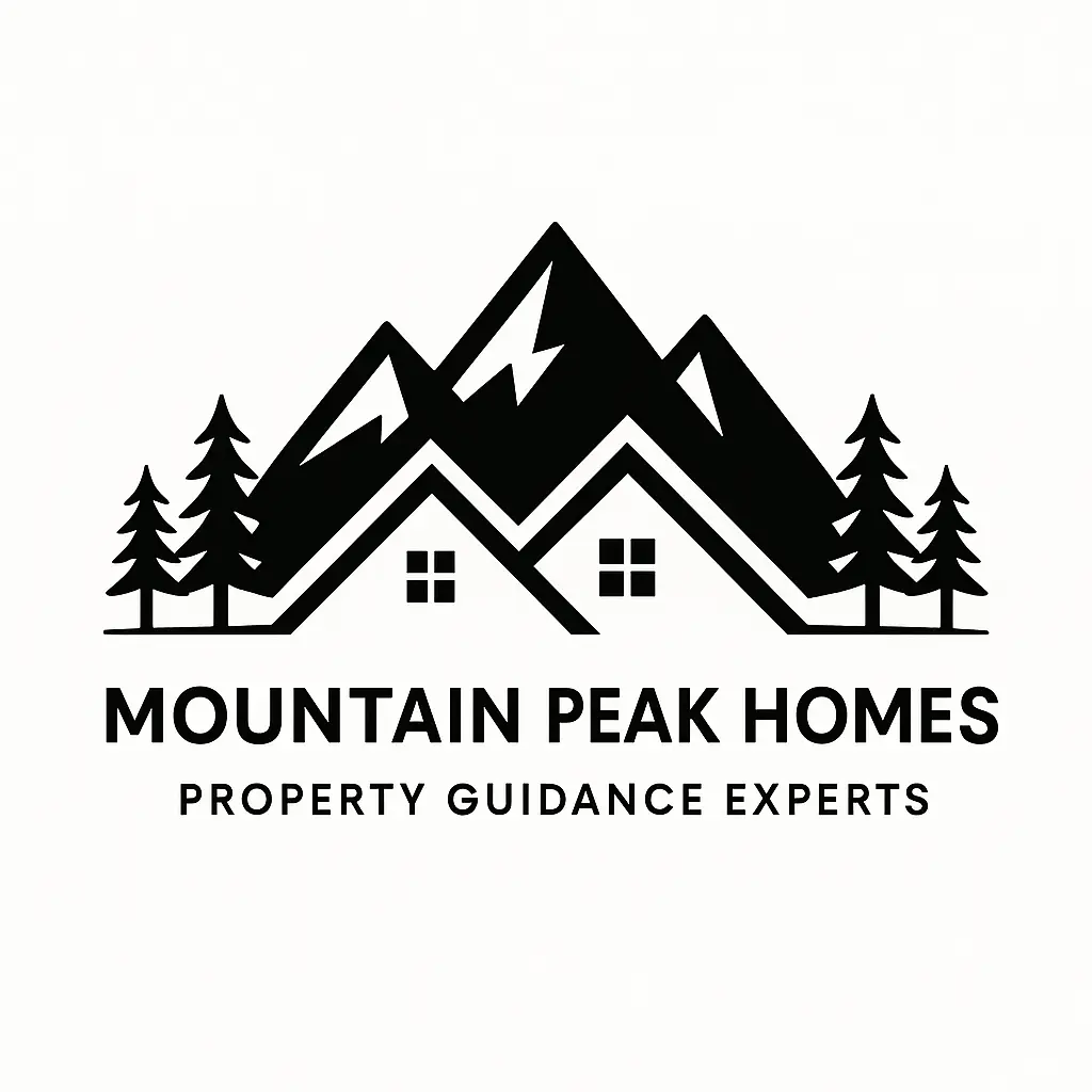 Modern mountain-themed Real Estate Logo template