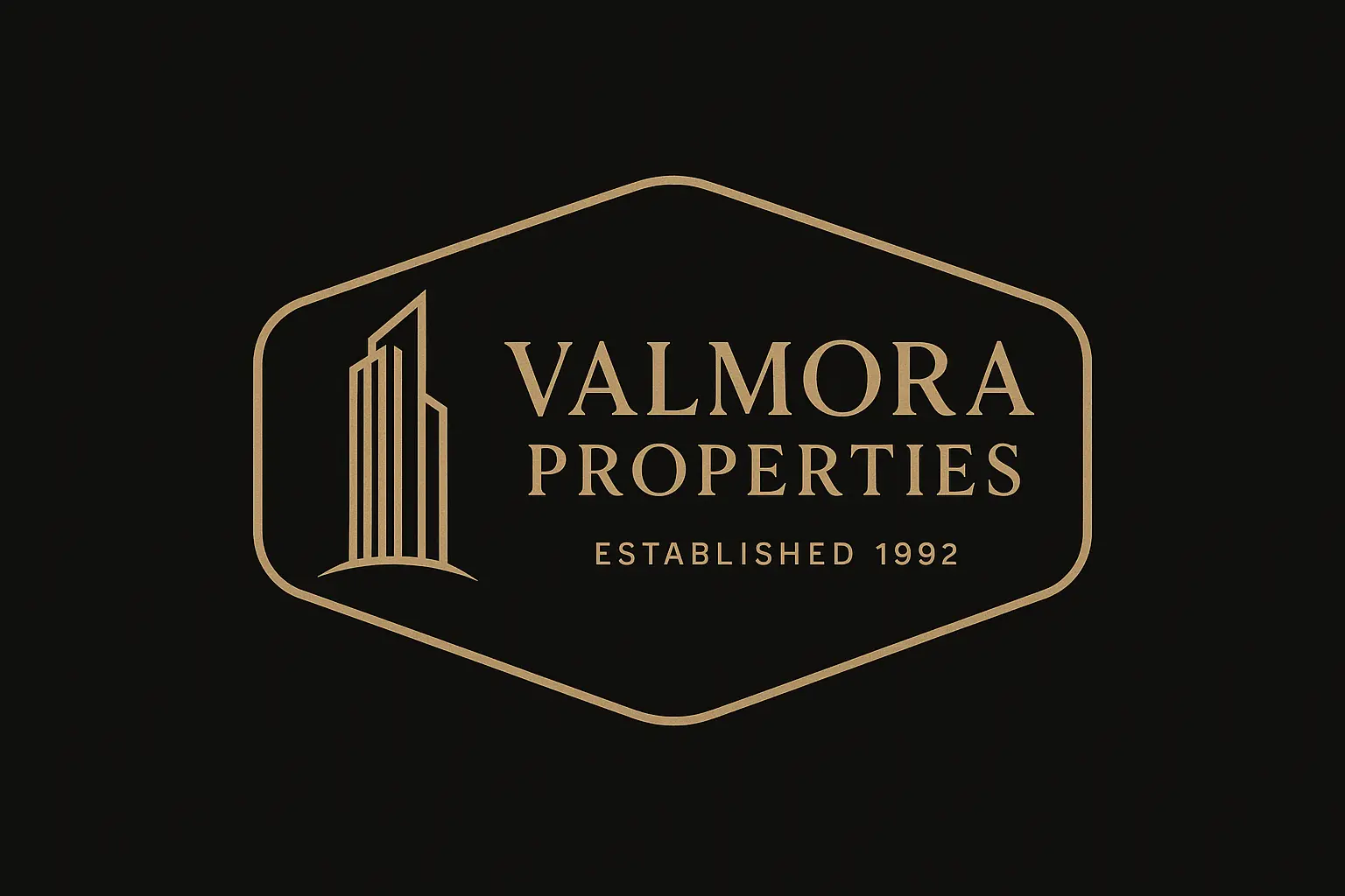 Modern real estate logo template with house roof symbol