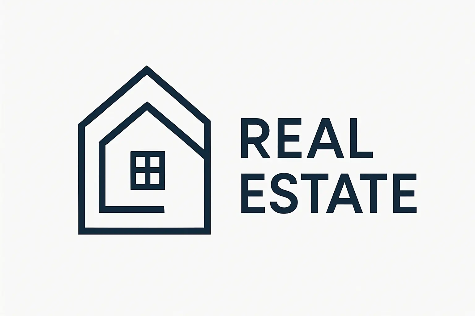 Luxury gold skyline Real Estate Logo template