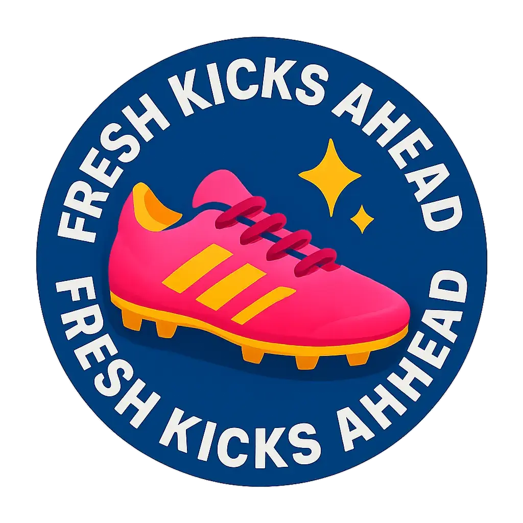 Logo template with vibrant cleat and circular text