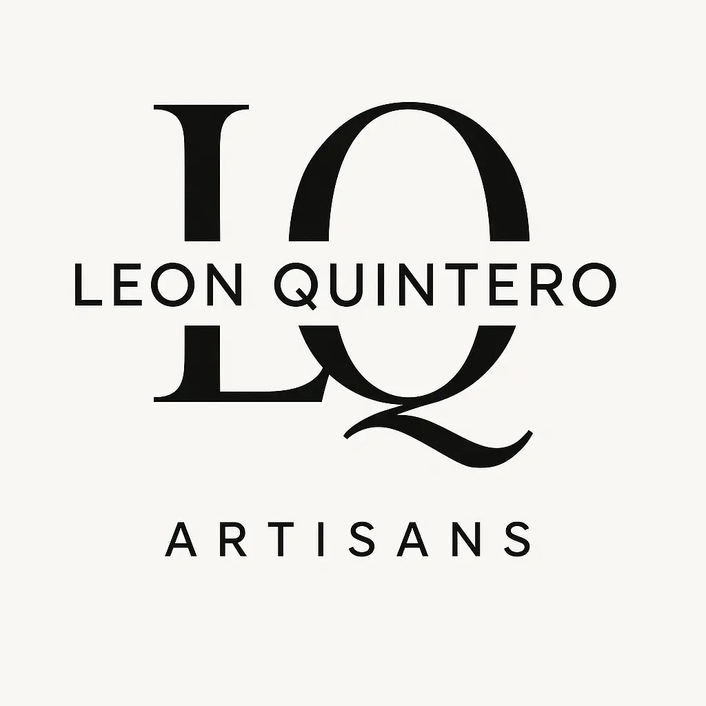 Elegant monogram logo template with serif and sans-serif fonts