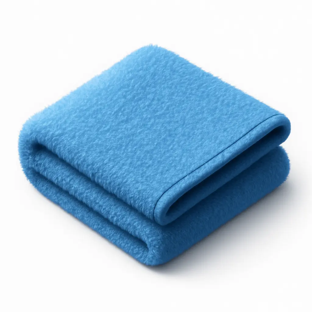 3D skeuomorphic icon template of a microfiber towel