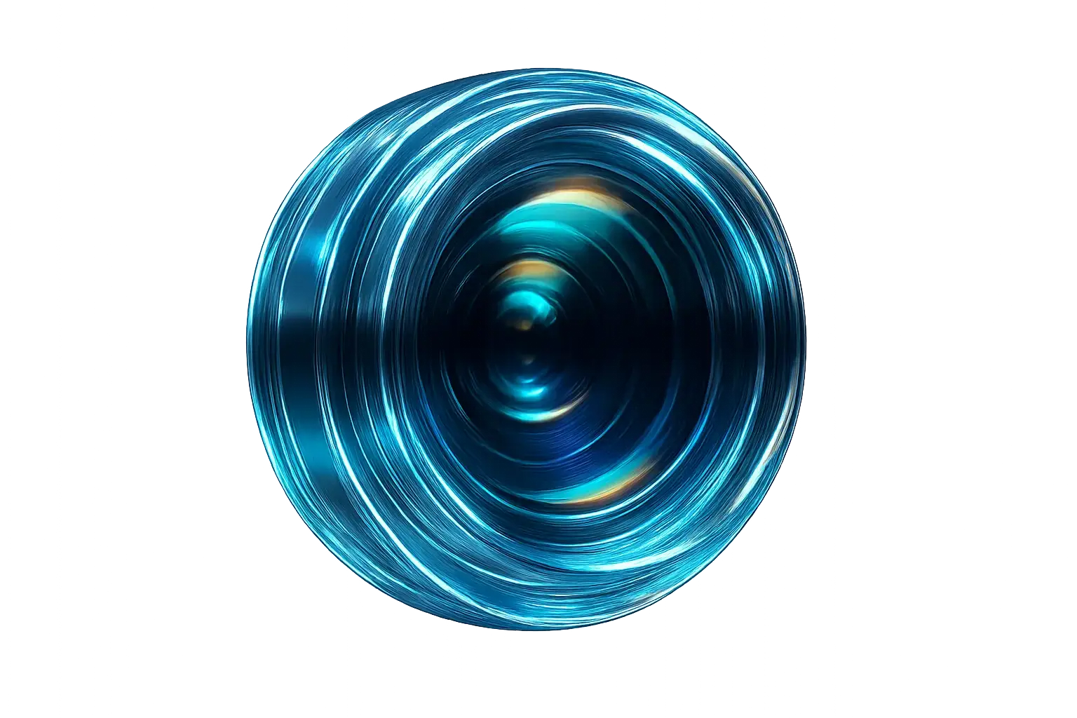 Iridescent Glass 3D Icon template camera lens