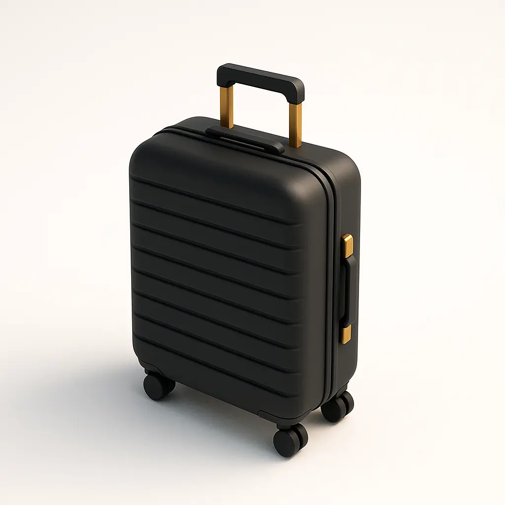 3D icon template of a suitcase