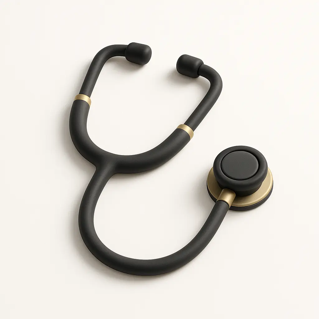 3D icon template of a stethoscope