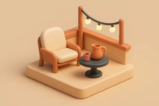 3D Airbnb Style Icon